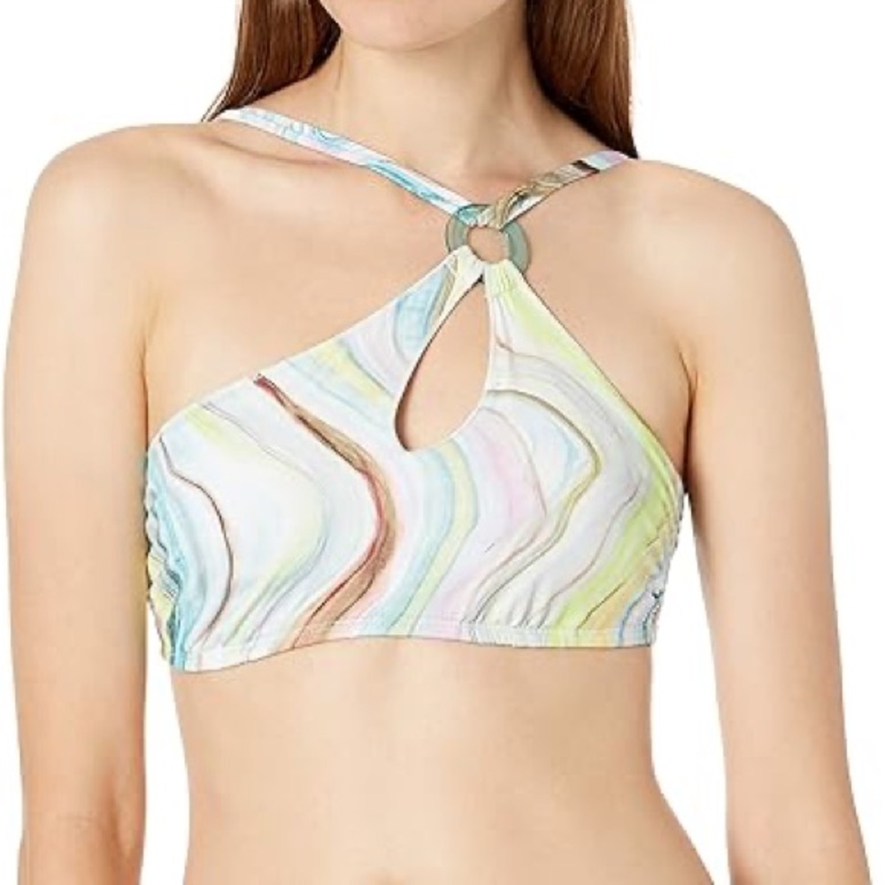The Bikini Lab Standard Shoulder Cut Out Bikini Top